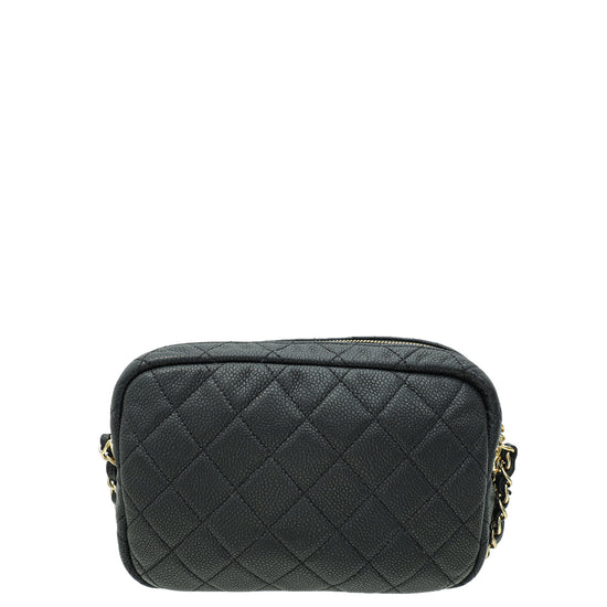 Chanel Black CC Coco Tassel Small Camera Case