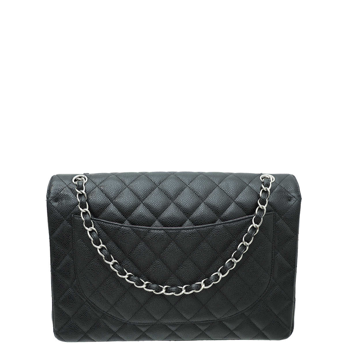Chanel Black CC Classic Double Flap Maxi Bag-Chanel-THE CLOSET