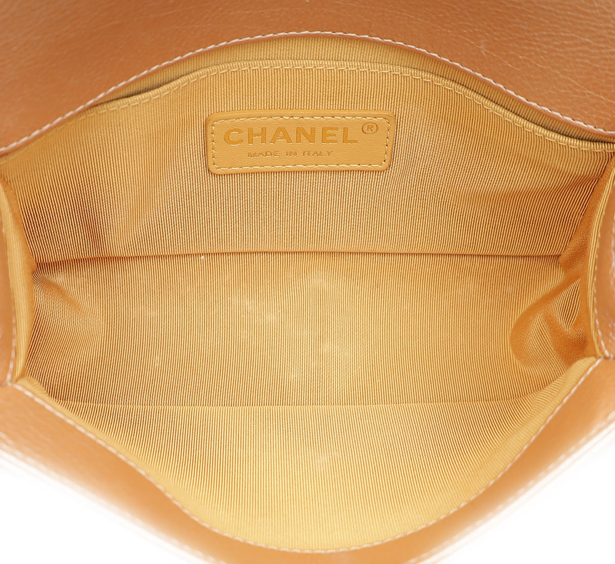 Chanel Metallic Rose Gold Le Boy Small Bag