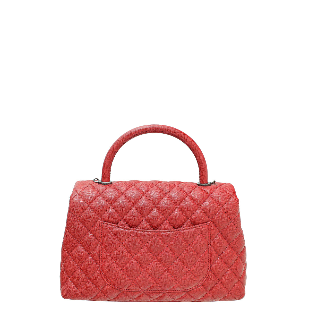 Chanel Red Coco Handle Small Bag-Chanel-THE CLOSET