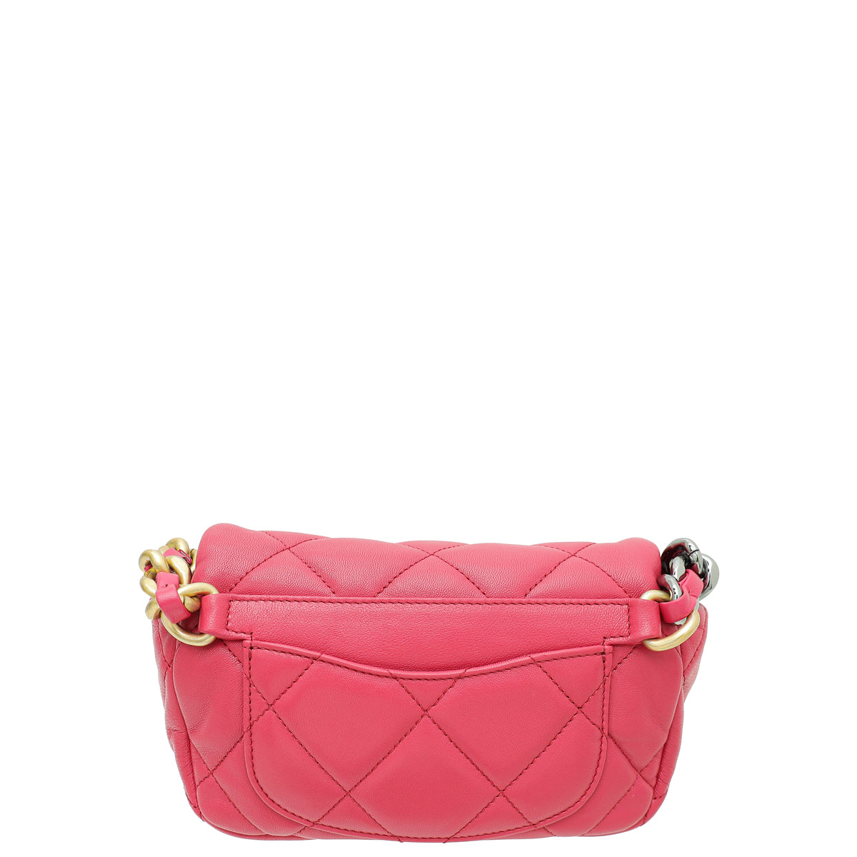Chanel Fuchsia Pink CC 19 Chain Waist Bag – The Closet