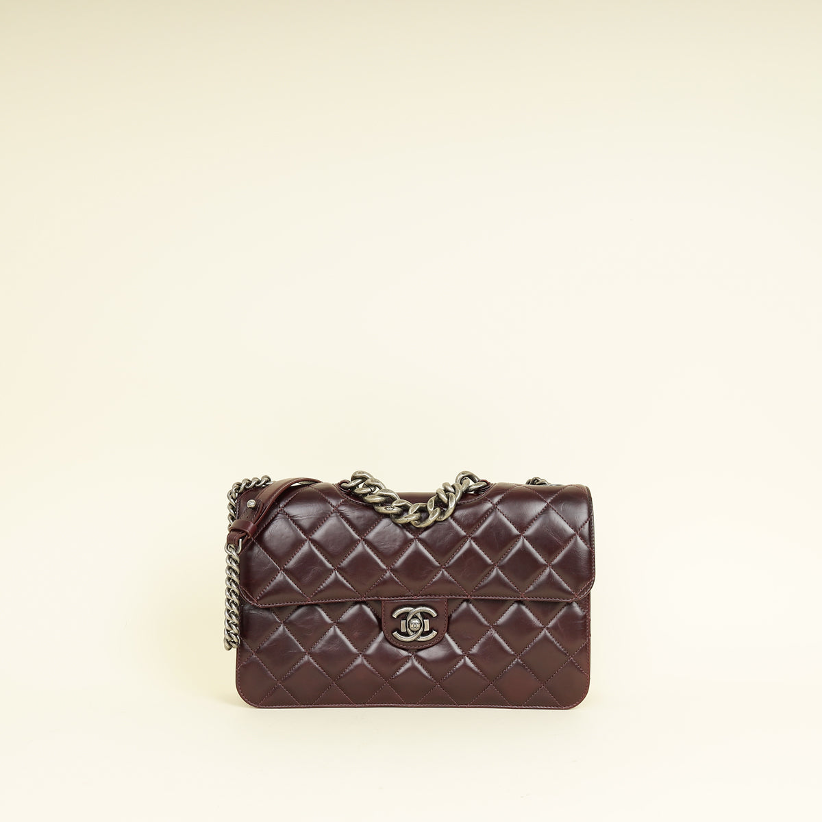 Chanel Burgundy Perfect Edge Flap Medium Bag
