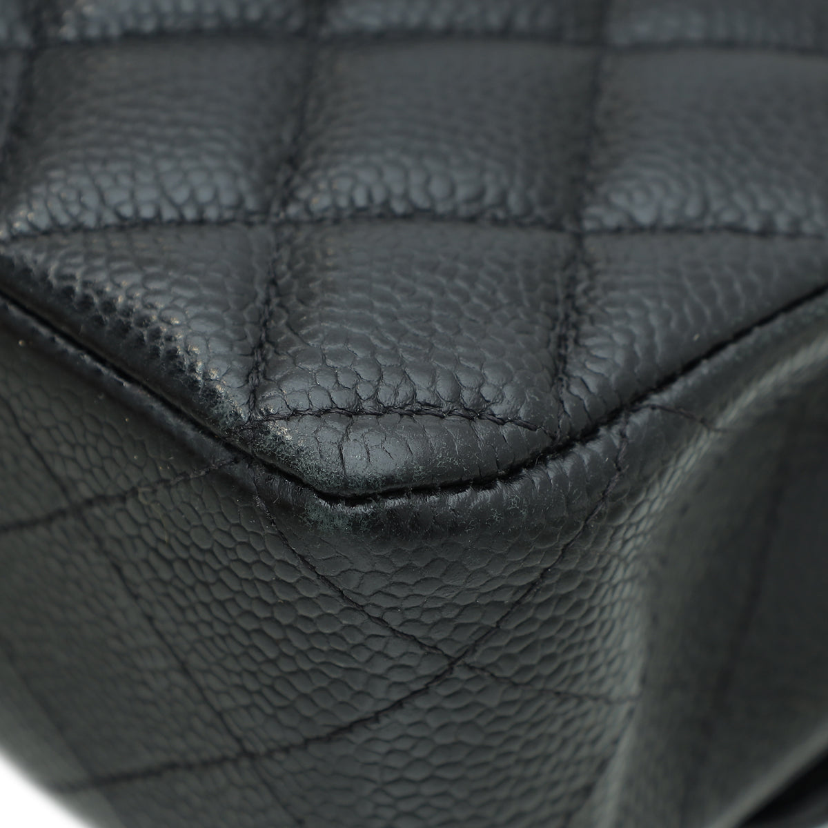 Chanel Black CC Classic Double Flap Medium Bag