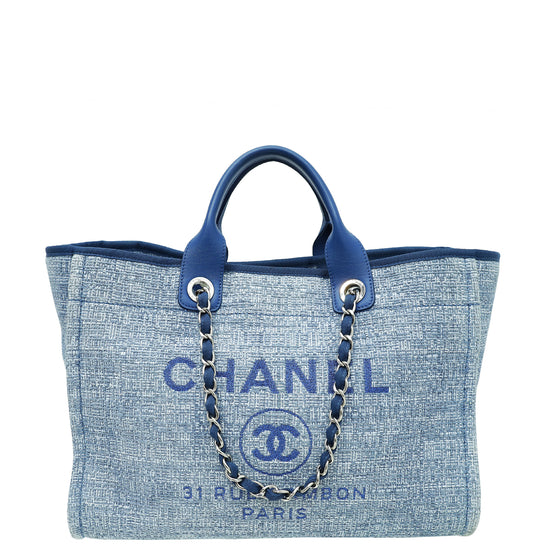 Chanel Bicolor Deauville Tote Large Bag