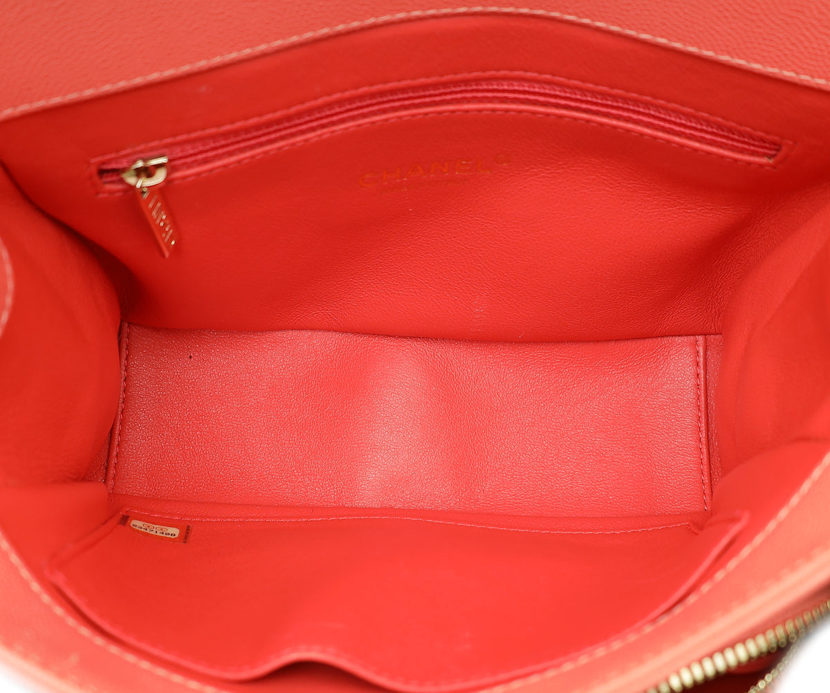 Chanel Coral Business Affinity Small Flap Bag