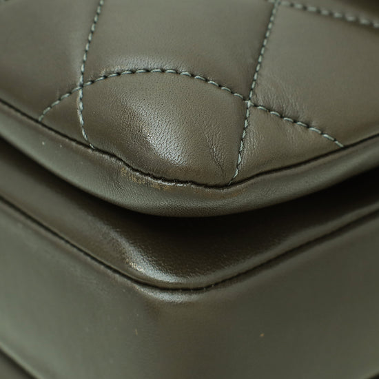 Chanel Olive Green CC Trendy Flap Medium Bag