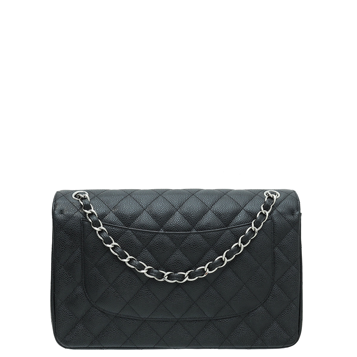 Chanel Black CC Classic Double Flap Jumbo Bag-Chanel-THE CLOSET