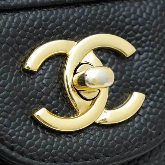 Chanel Black Easy Carry Flap Jumbo Bag – The Closet