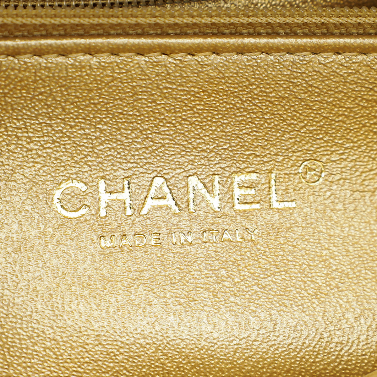 Chanel Metallic Gold CC Trendy Flap Bag – THE CLOSET