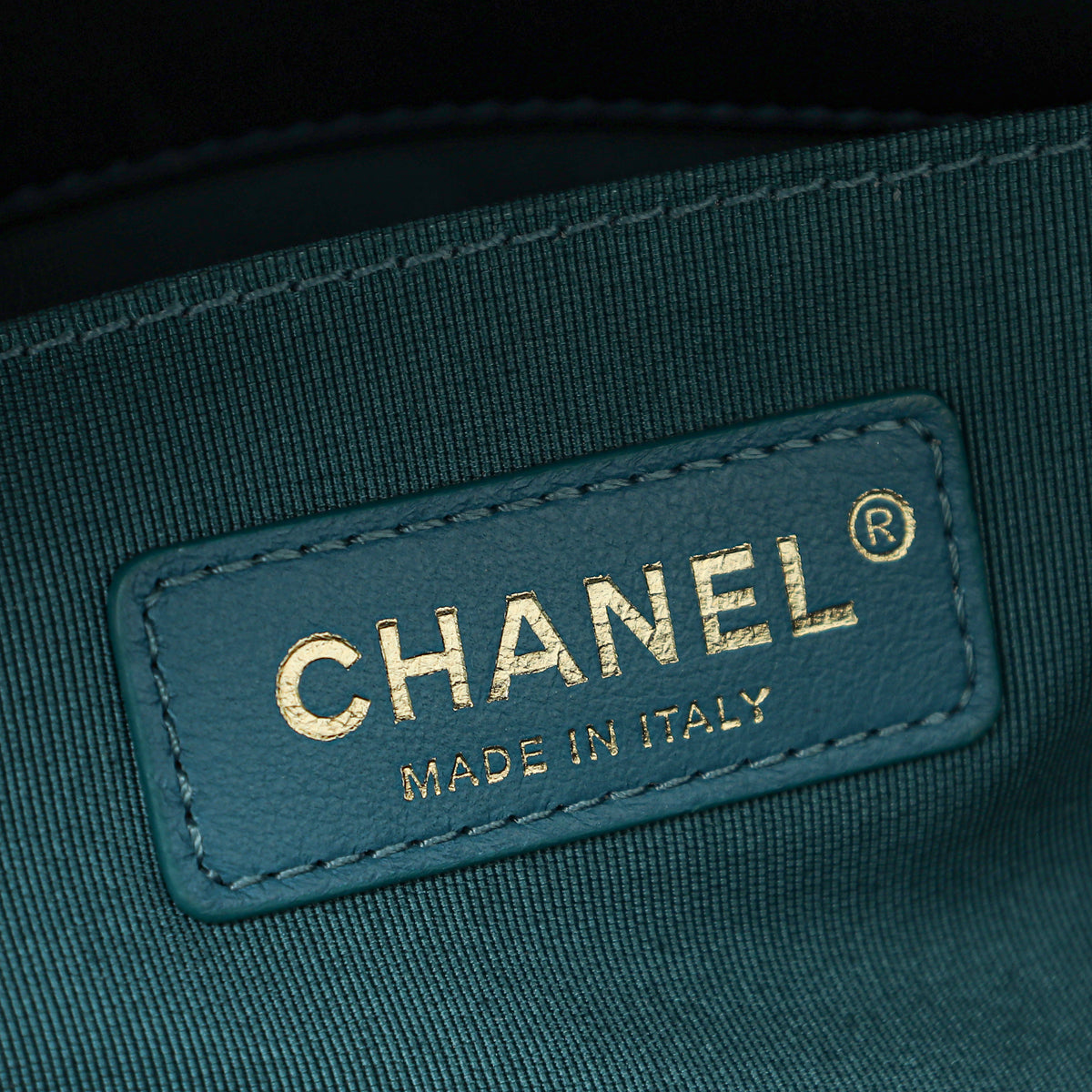 Chanel Metallic Bluegreen Le Boy - Spring/Summer Medium Bag