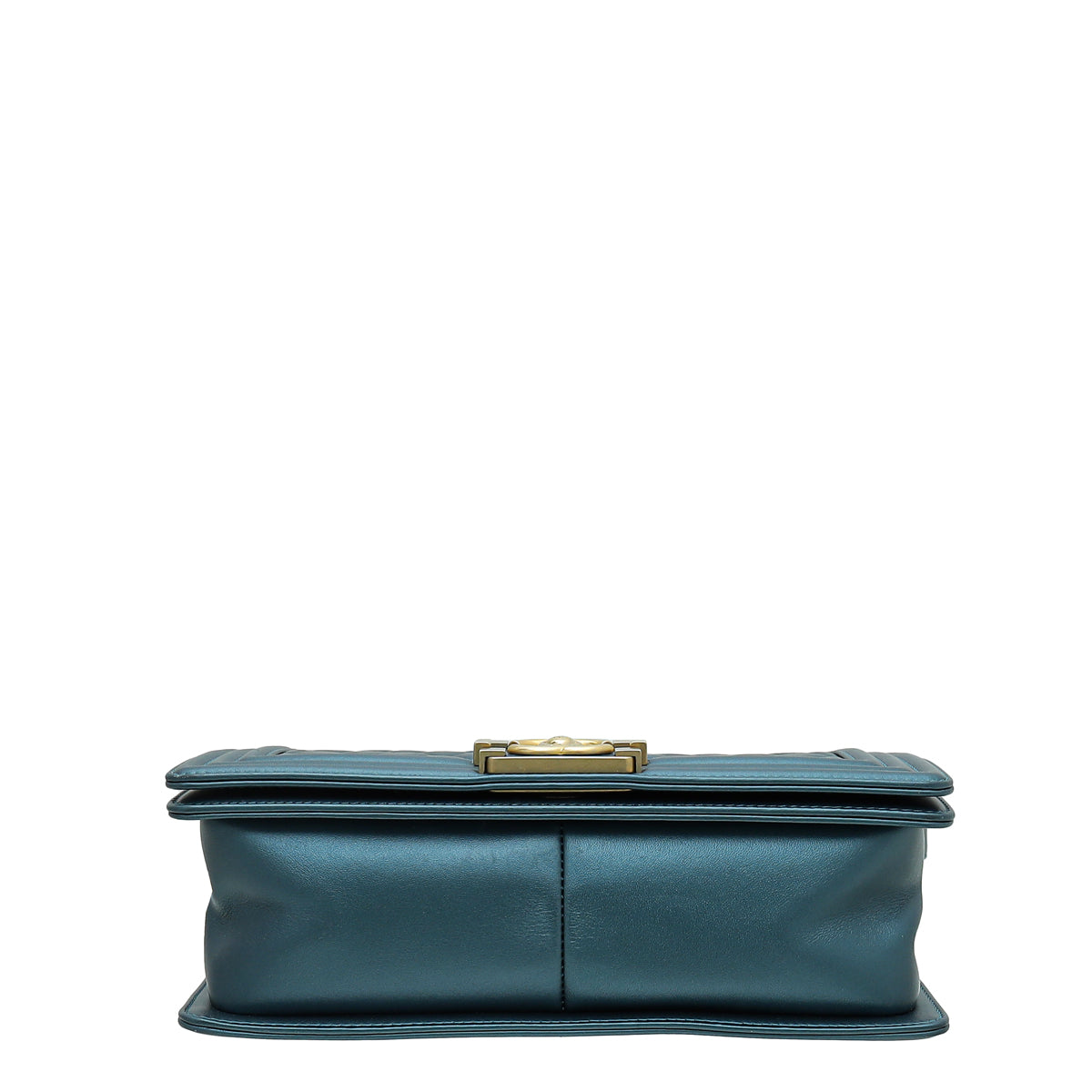 Chanel Metallic Bluegreen Le Boy - Spring/Summer Medium Bag