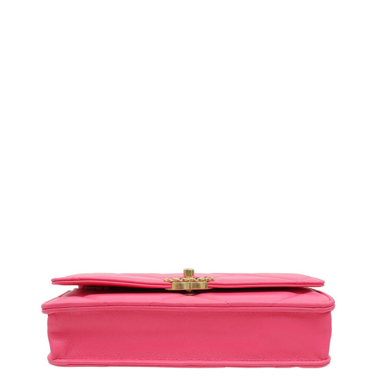 Chanel Hot Pink 19 Wallet on Chain