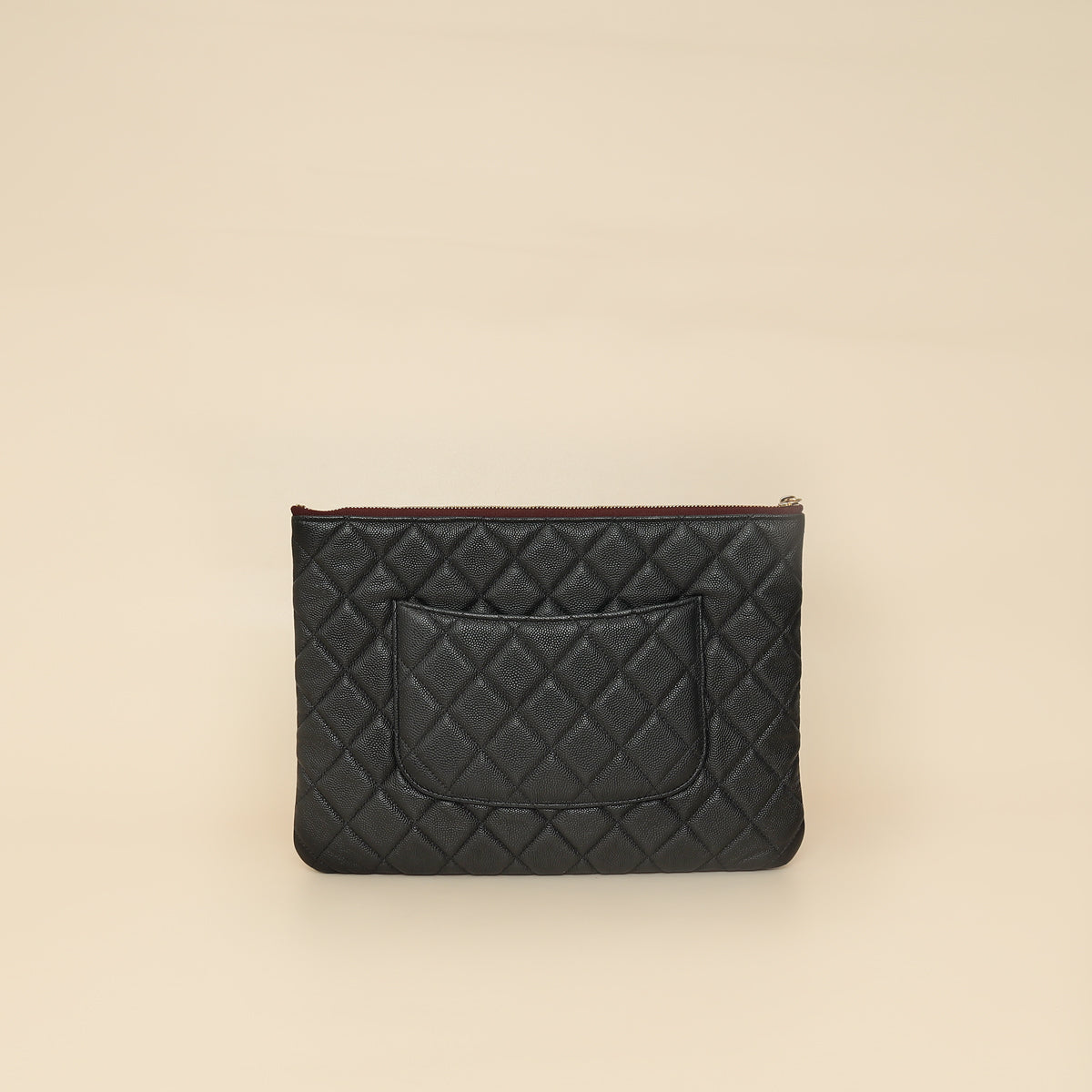 Chanel Black CC Classic Zip Pouch-Chanel-THE CLOSET