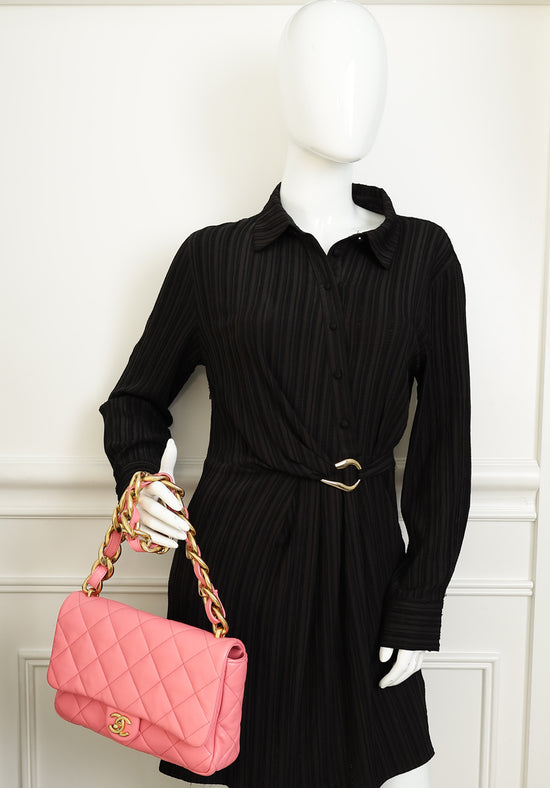 Chanel Pink Funky Town Flap Bag