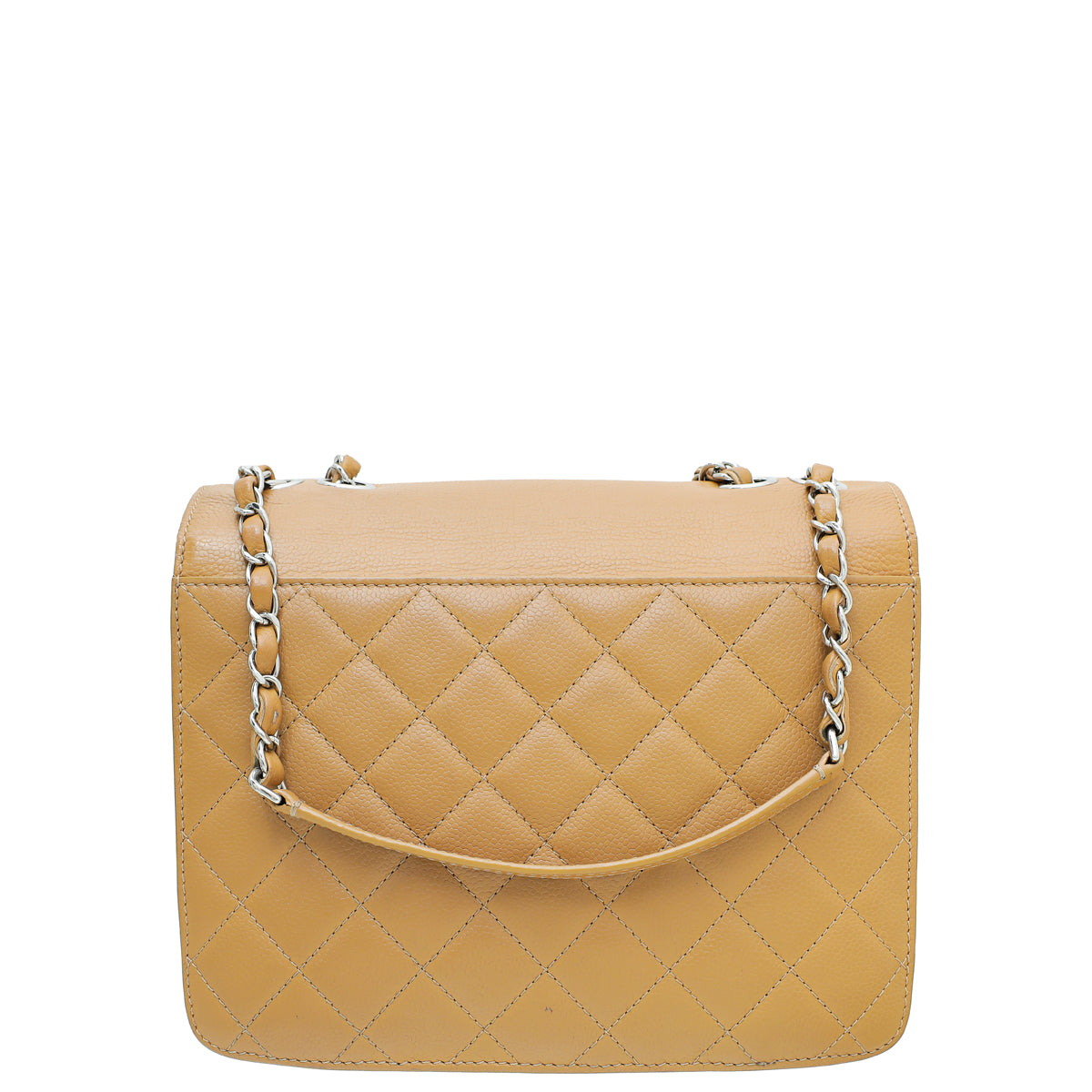 Chanel Dark Beige Quilted Small CC Box Flap Bag-Chanel-THE CLOSET