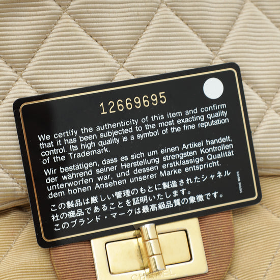 Chanel Bicolor Reissue Fabric Flap 226 Bag