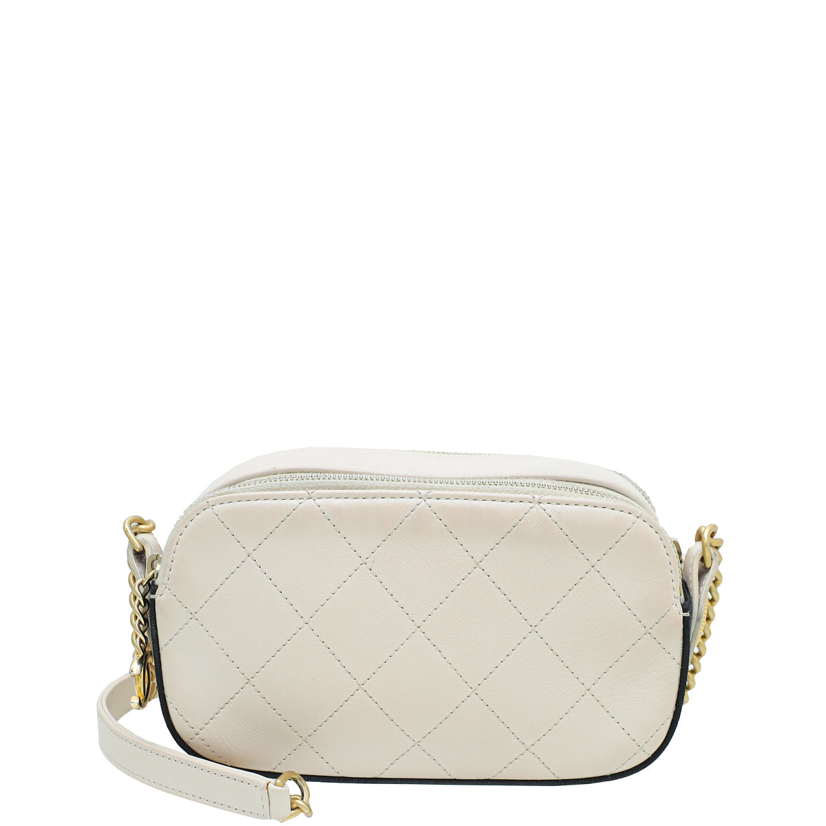 Chanel Pinkish Beige Button Up Camera Bag-Chanel-THE CLOSET