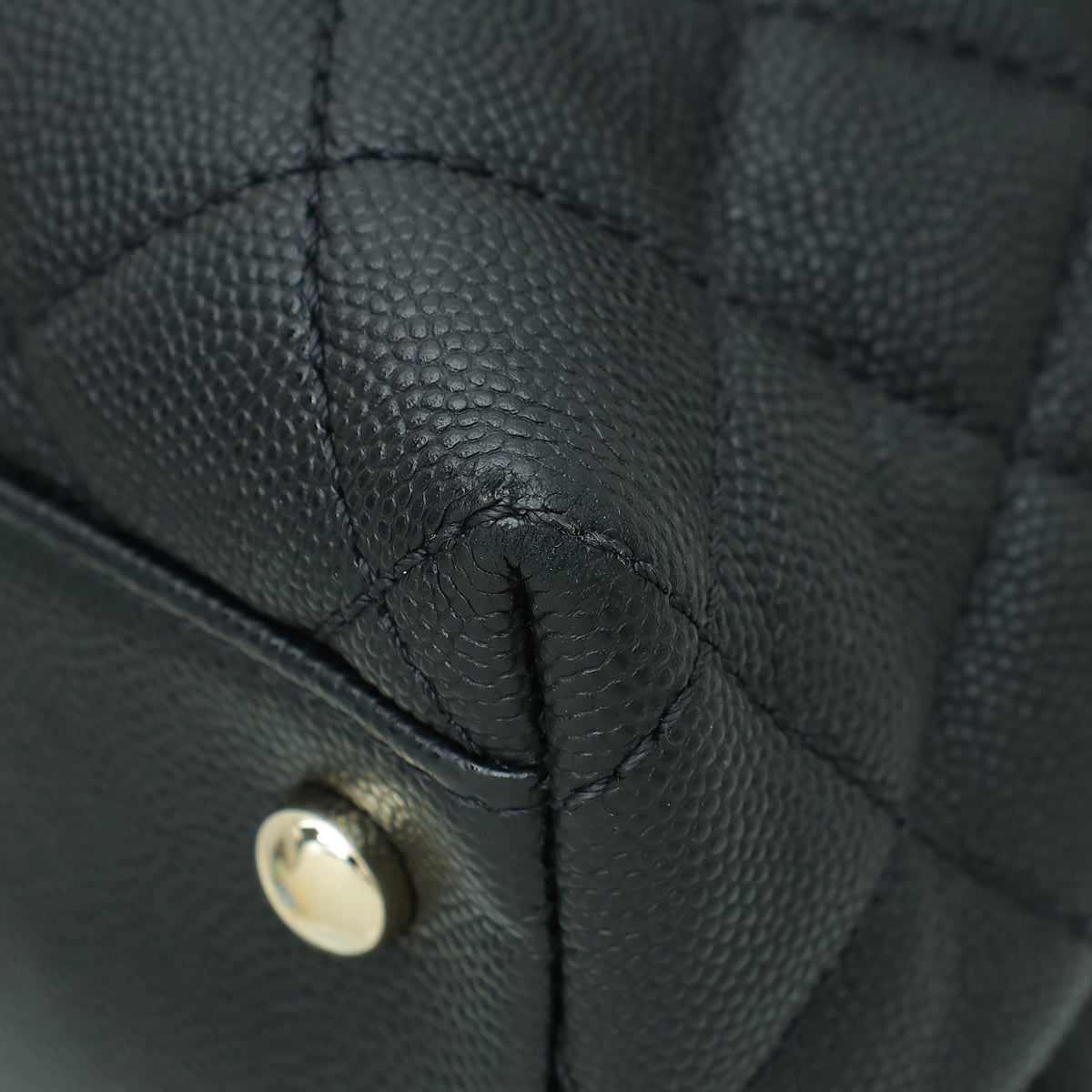 Chanel Black CC Coco Handle Medium Bag