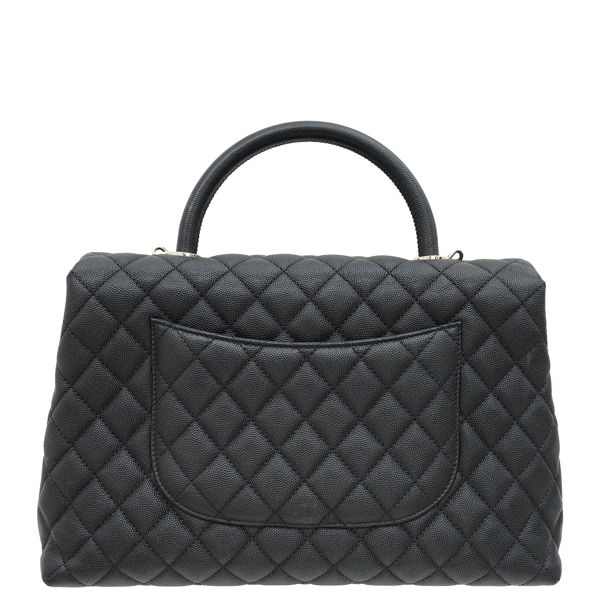 Chanel Black Coco Handle Maxi Bag