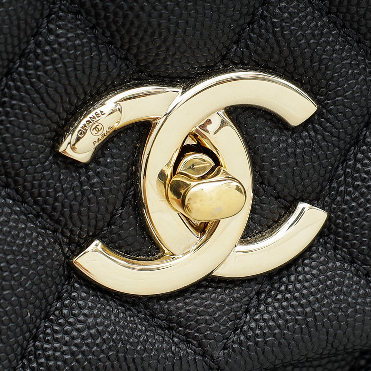 Chanel Black Coco Handle Maxi Bag