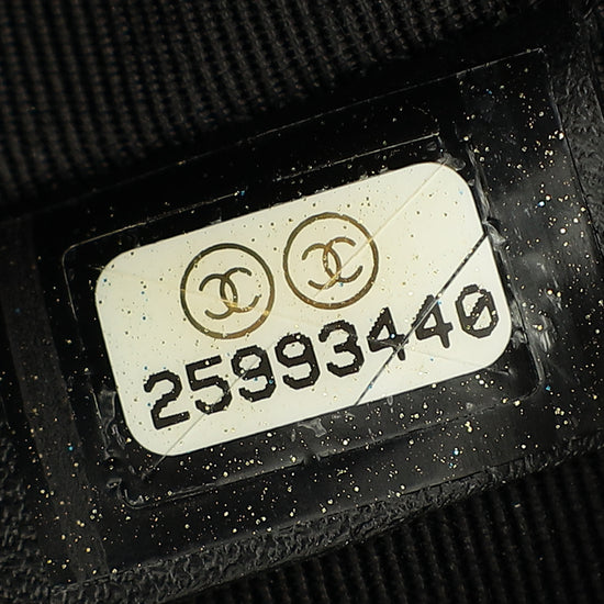 Chanel Black CC Button Chevron Flap Clutch-Chanel-THE CLOSET