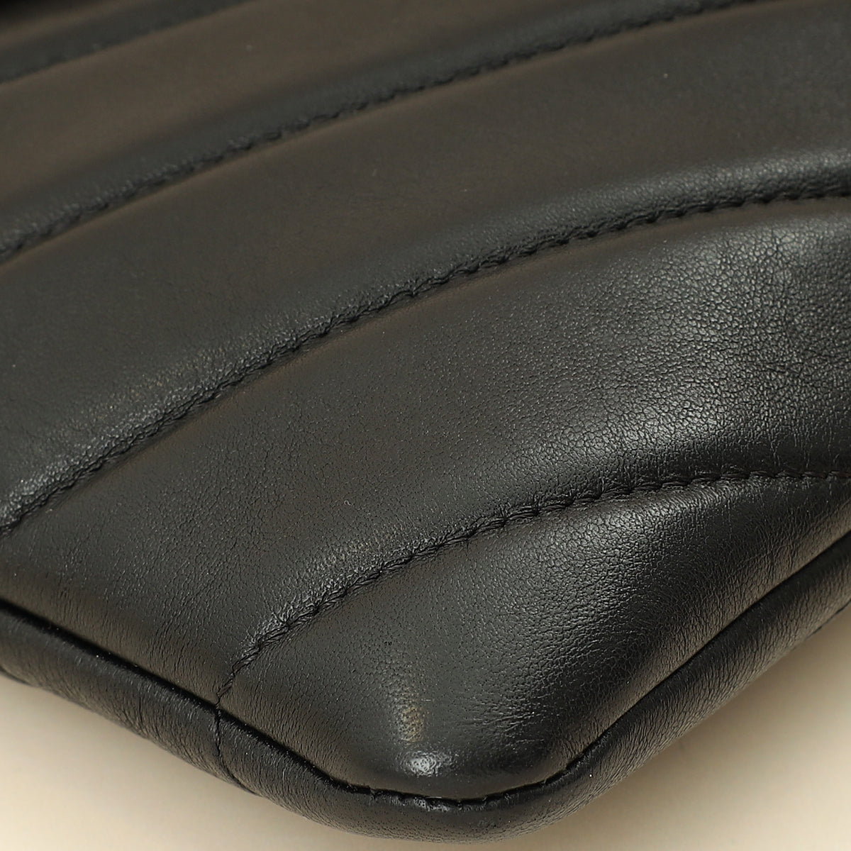 Chanel Black CC Button Chevron Flap Clutch-Chanel-THE CLOSET