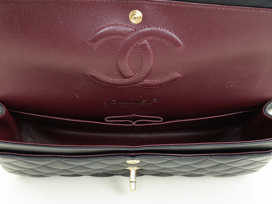 Chanel Black CC Classic 11.12 Double Flap Medium Bag