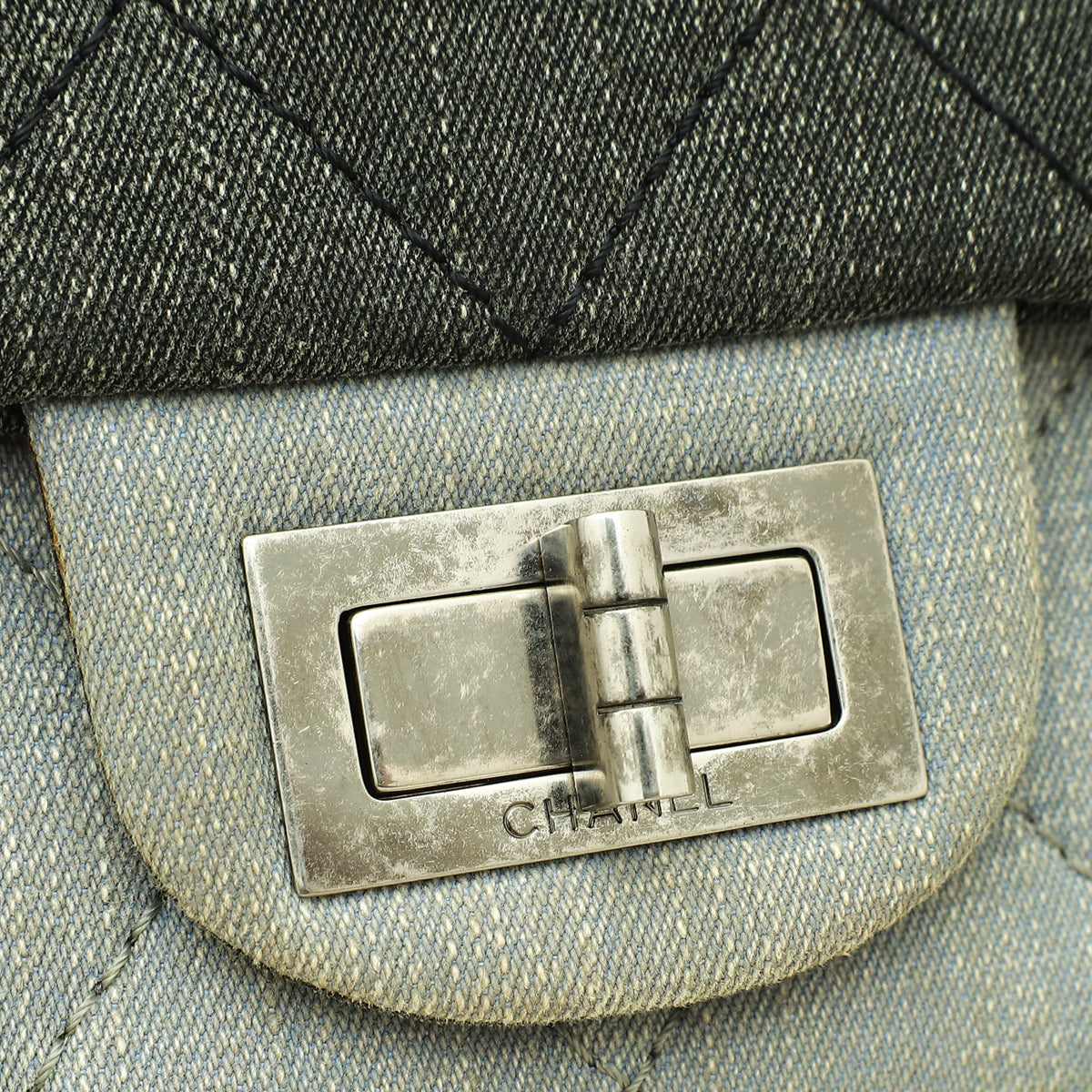Chanel Multicolor 2.55 Reissue Denim Double Flap 228 Bag