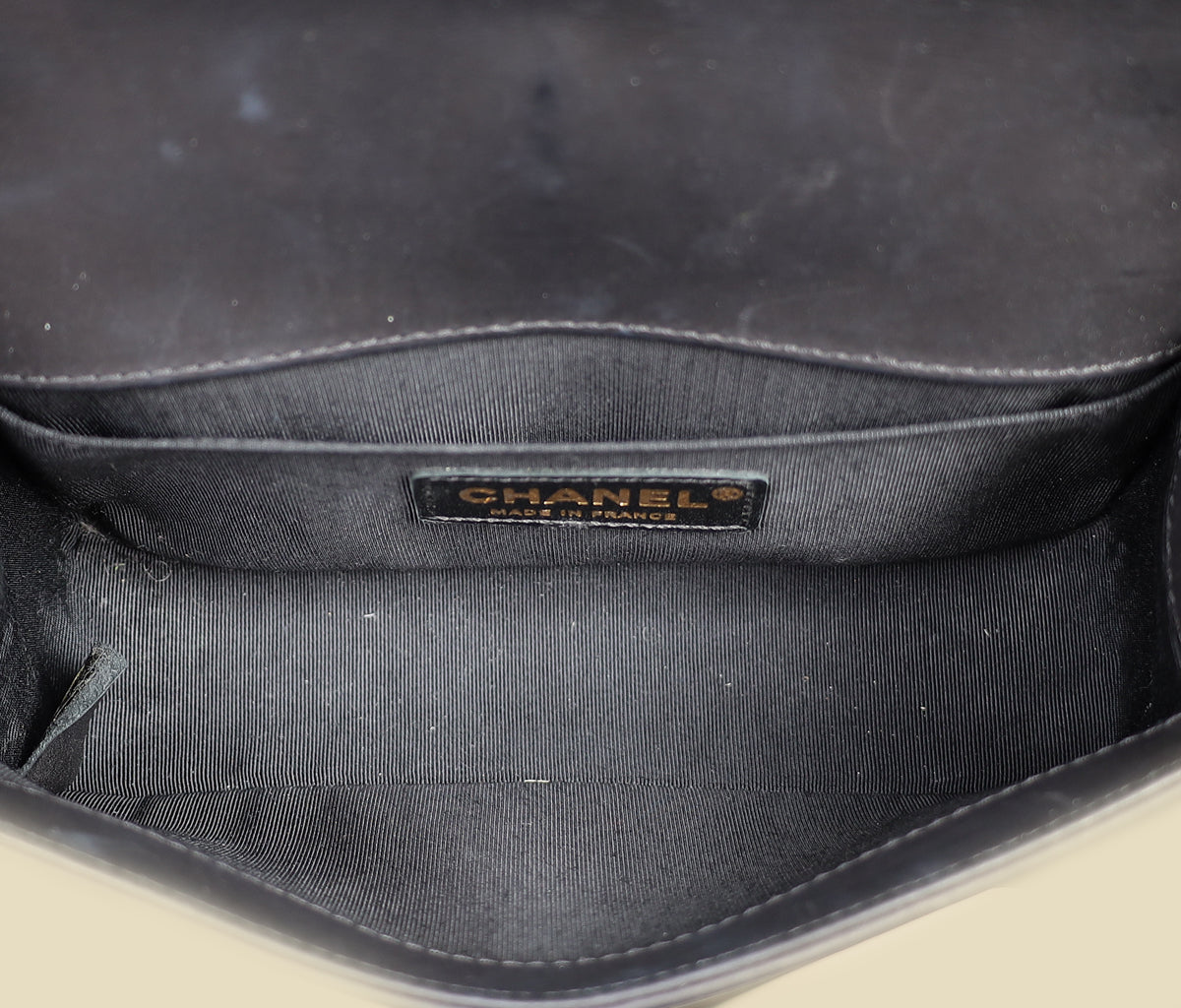 Chanel Black Le Boy Woven Small Bag-Chanel-THE CLOSET