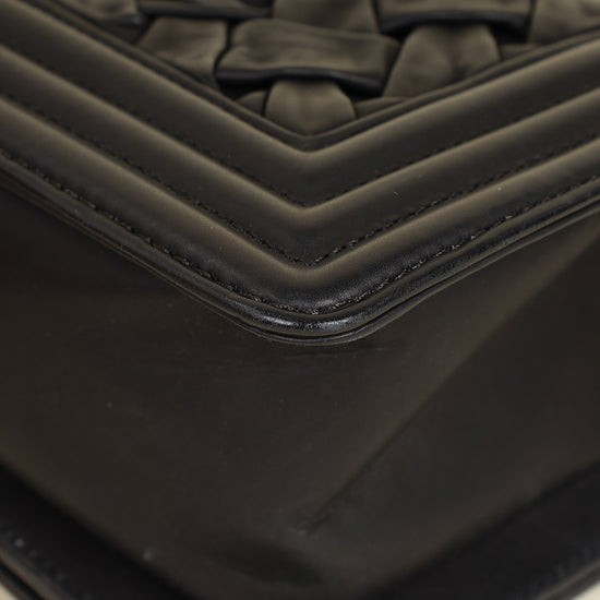 Chanel Black Le Boy Woven Small Bag-Chanel-THE CLOSET