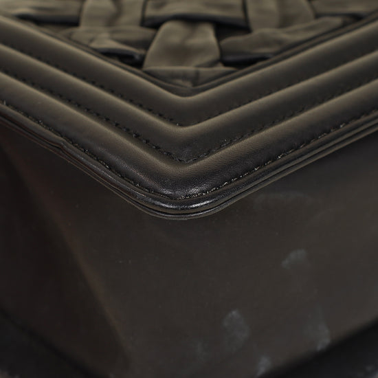 Chanel Black Le Boy Woven Small Bag-Chanel-THE CLOSET