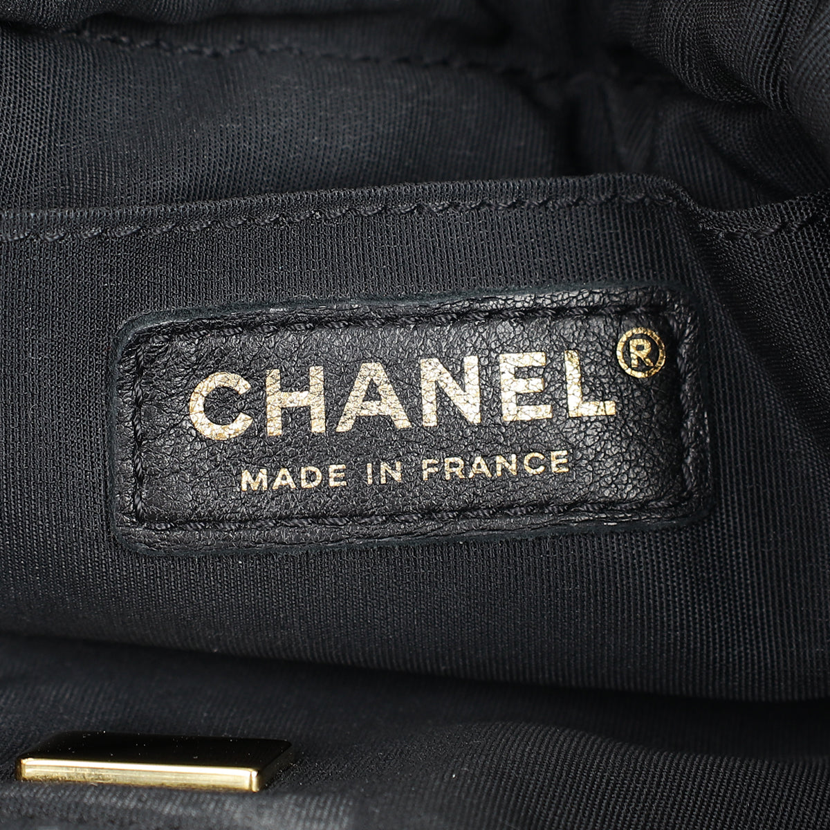 Chanel Black Multicolor CC Denim Quilted Mood Mini Bucket Bag With Chain-Chanel-THE CLOSET