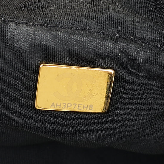 Chanel Black Multicolor CC Denim Quilted Mood Mini Bucket Bag With Chain-Chanel-THE CLOSET