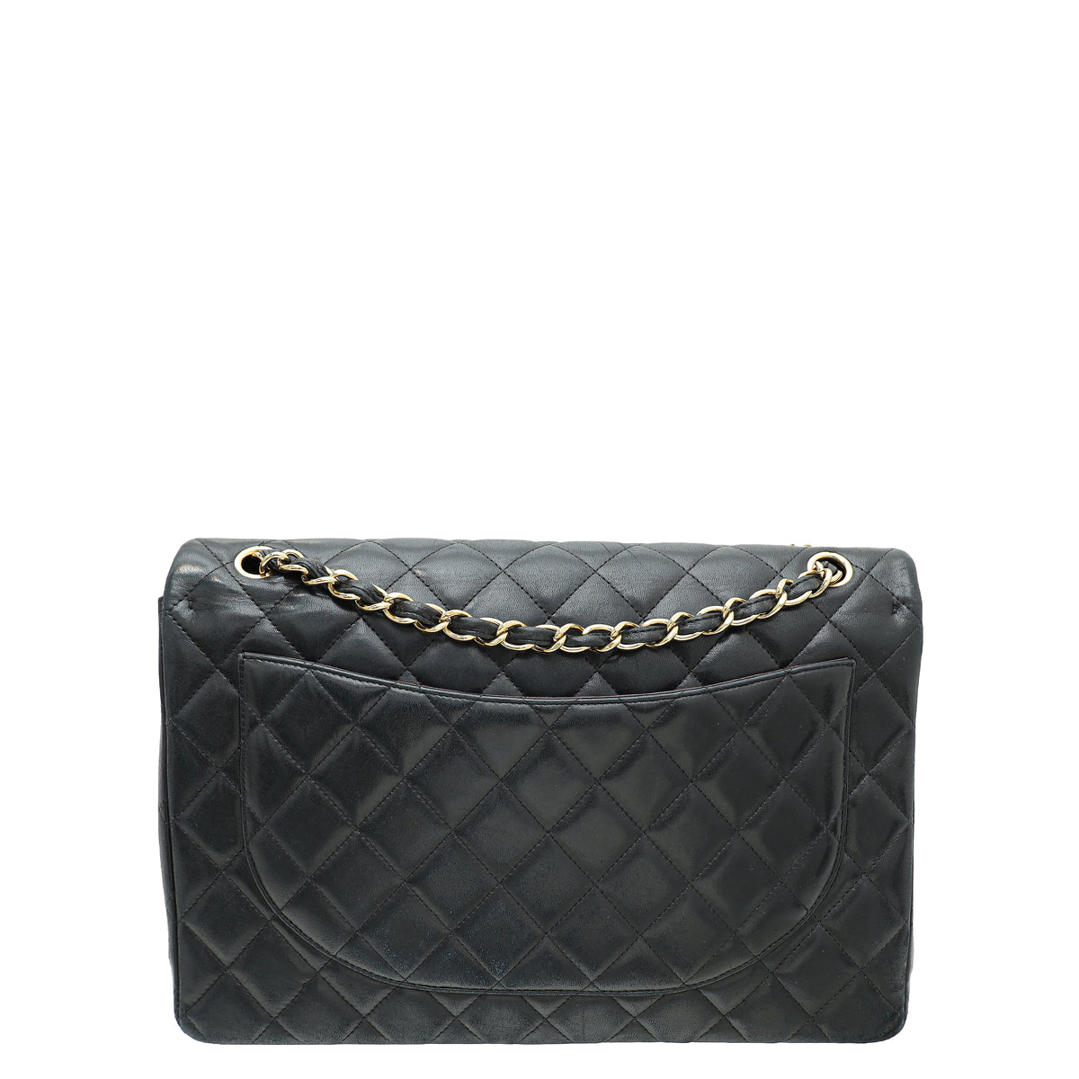 Chanel Black CC Classic Double Flap Maxi Bag-Chanel-THE CLOSET