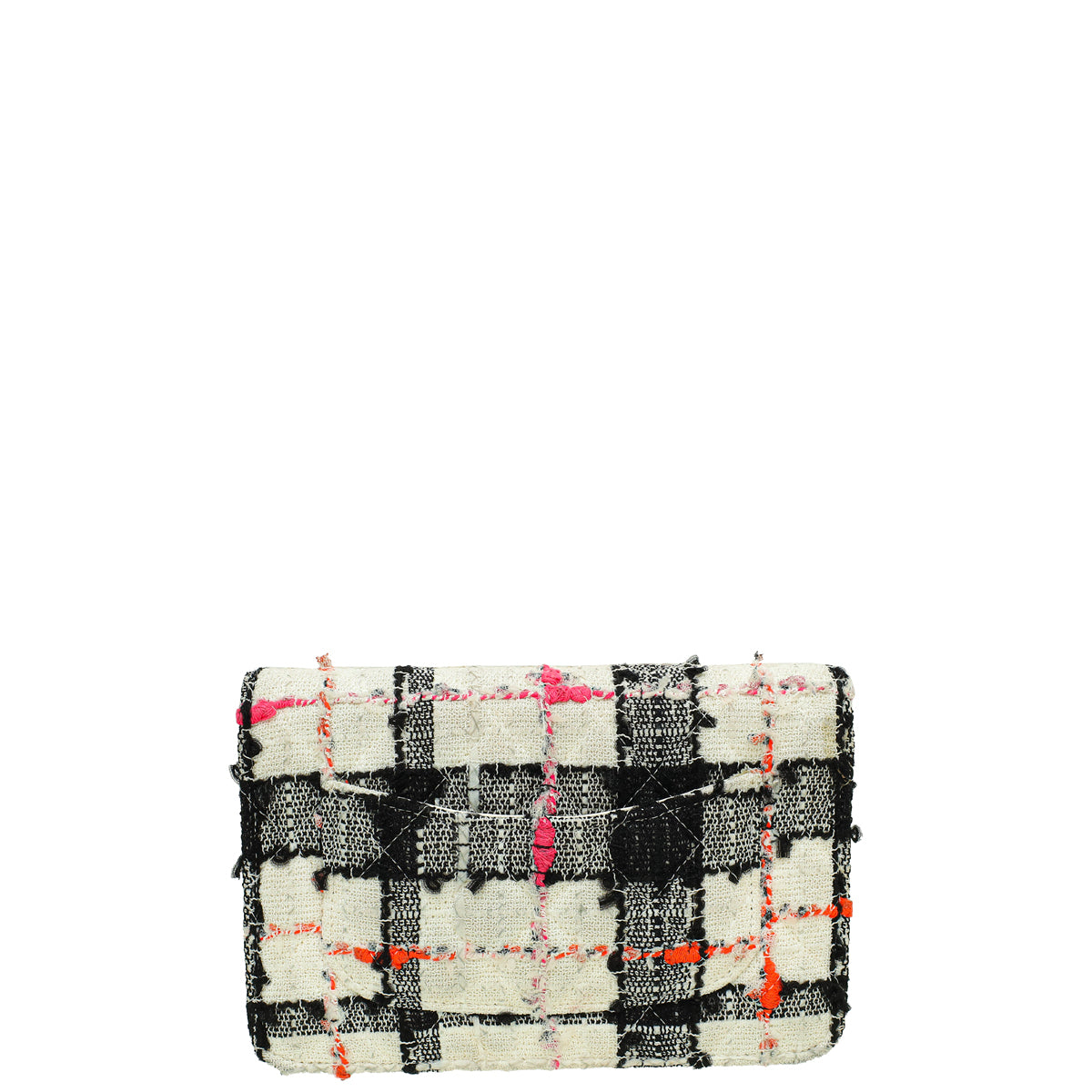 Chanel Multicolor Tweed Wallet on Chain-Chanel-THE CLOSET
