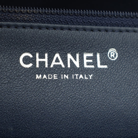 Chanel Navy CC Pocket Tote Bag