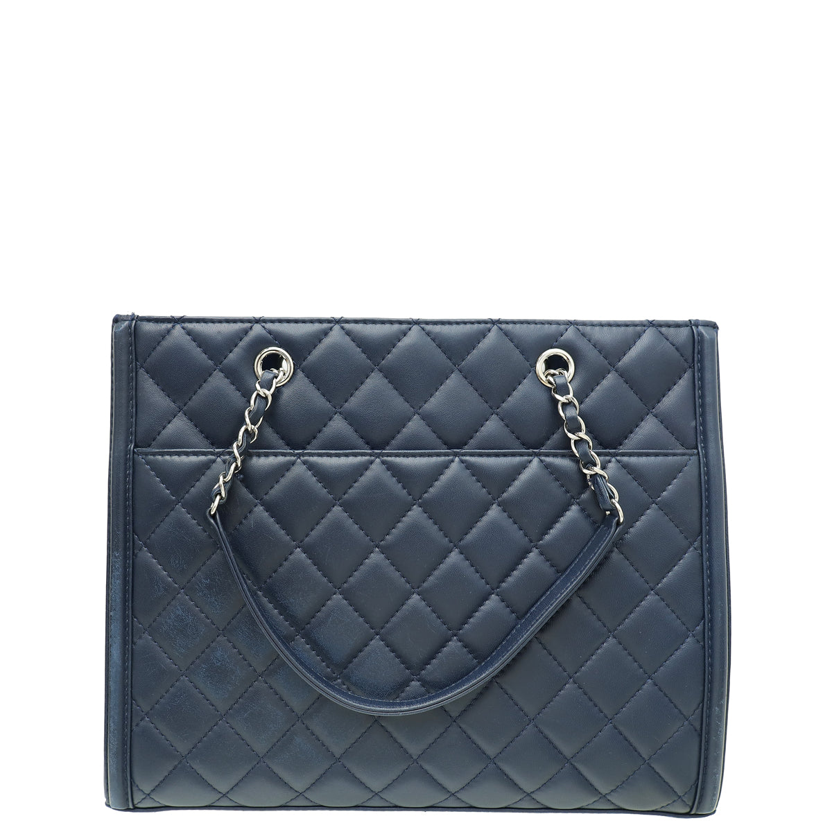 Chanel Navy CC Pocket Tote Bag-Chanel-THE CLOSET