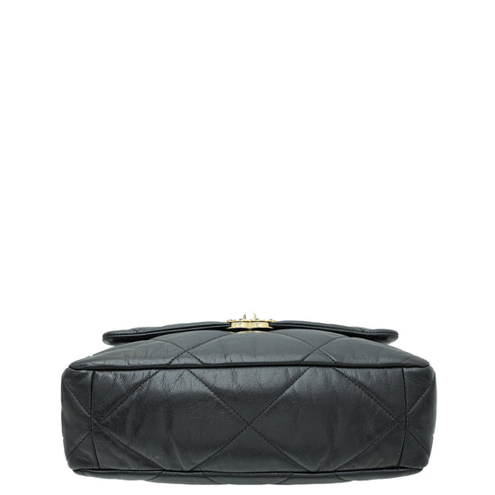 Chanel Black CC 19 Flap Large Bag – The Closet