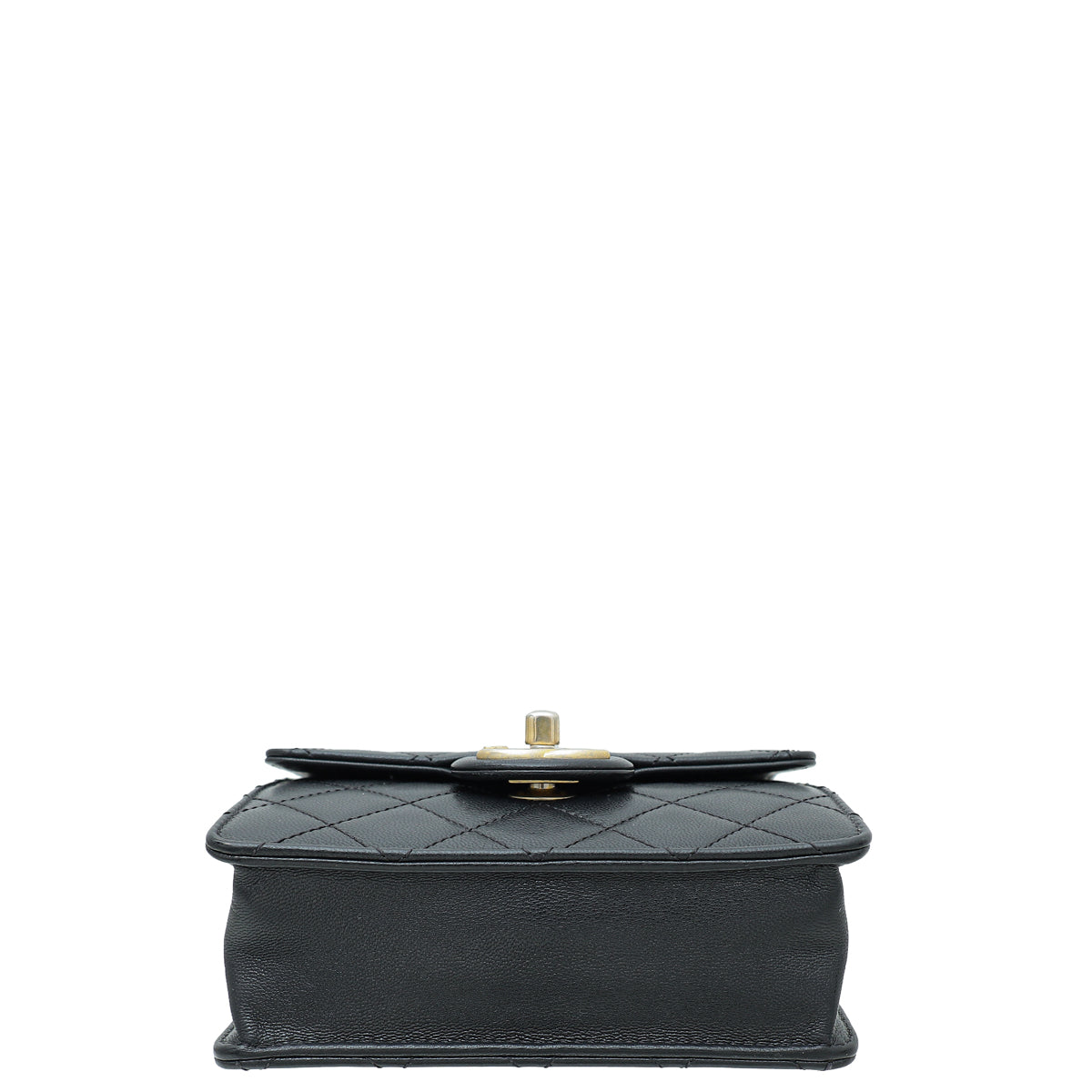 Chanel Black Chic Pearls Flap Small Bag