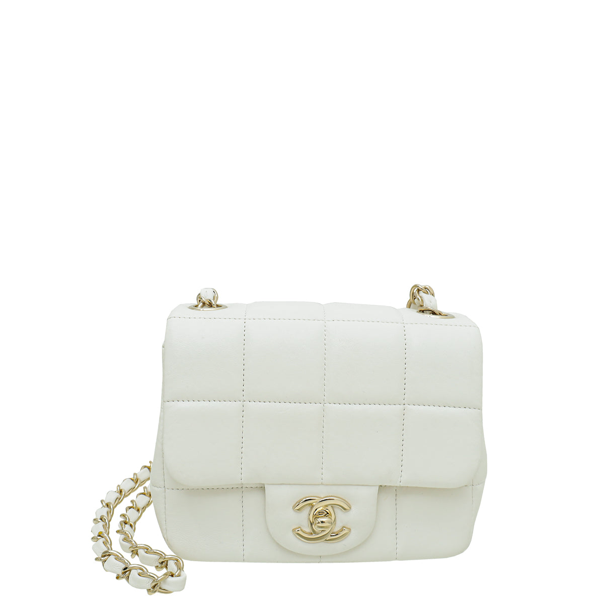 Chanel White CC Chanel Logo Dice Mini Bag-Chanel-THE CLOSET