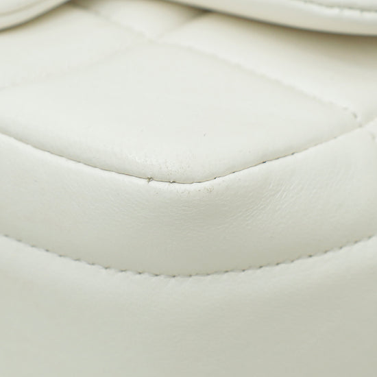 Chanel White CC Chanel Logo Dice Mini Bag