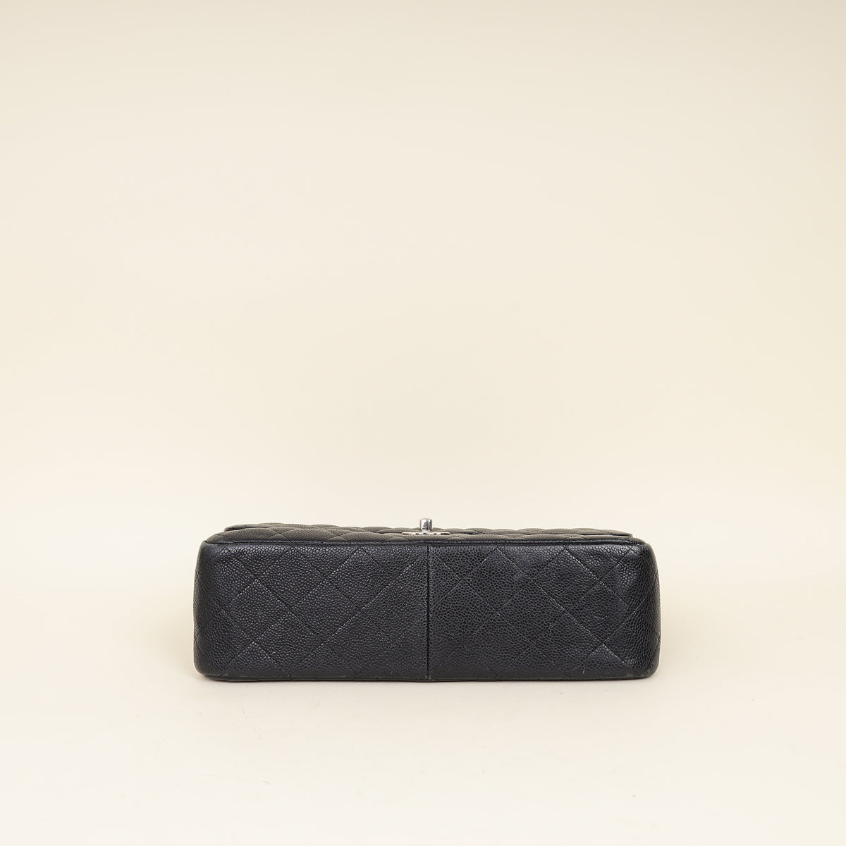 Chanel Black CC Classic Jumbo Double Flap Bag