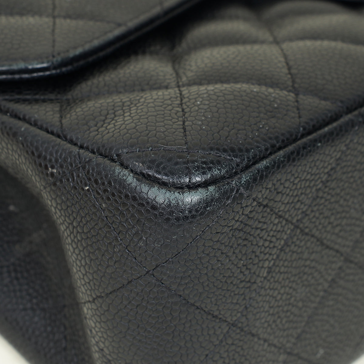 Chanel Black CC Classic Jumbo Double Flap Bag