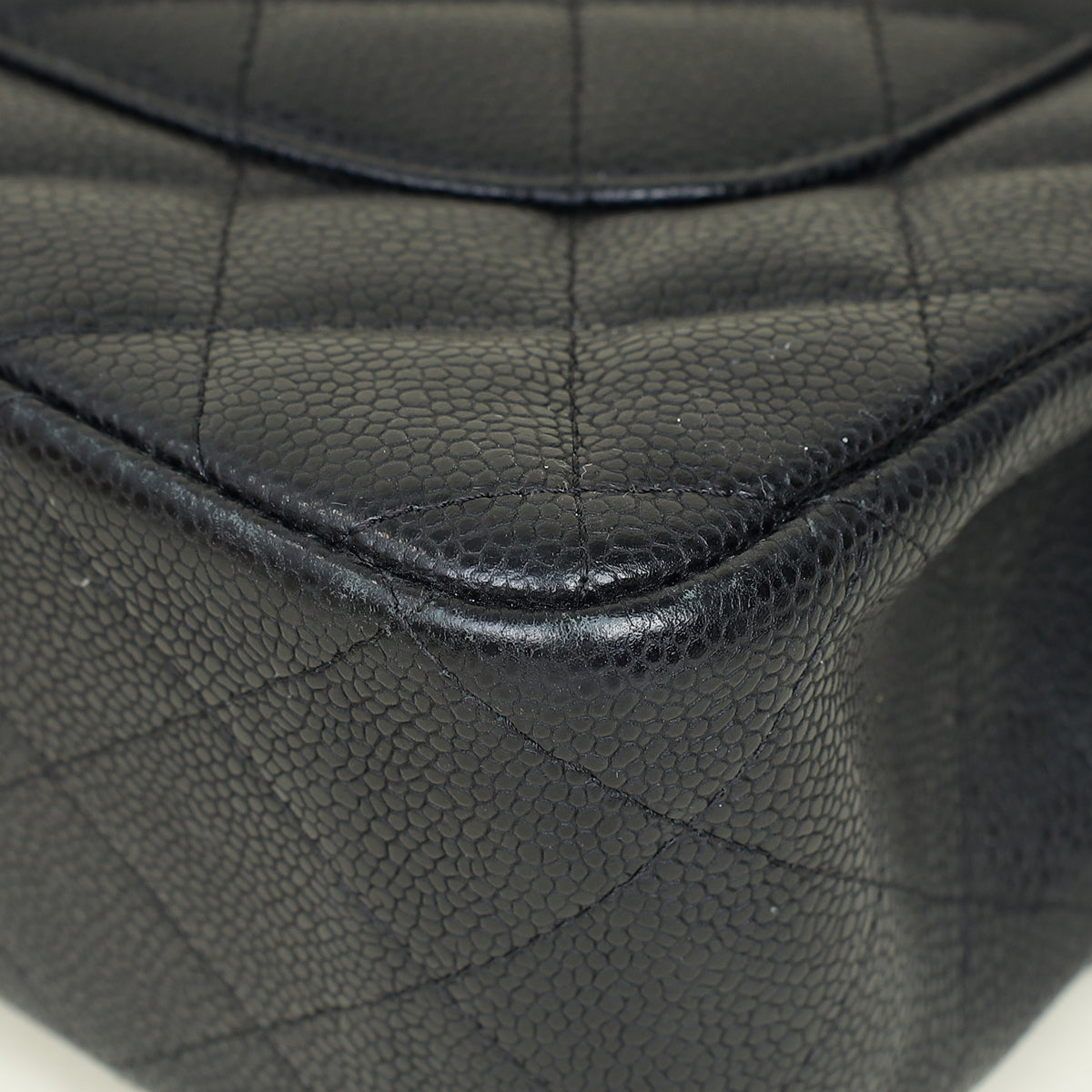 Chanel Black CC Classic Jumbo Double Flap Bag