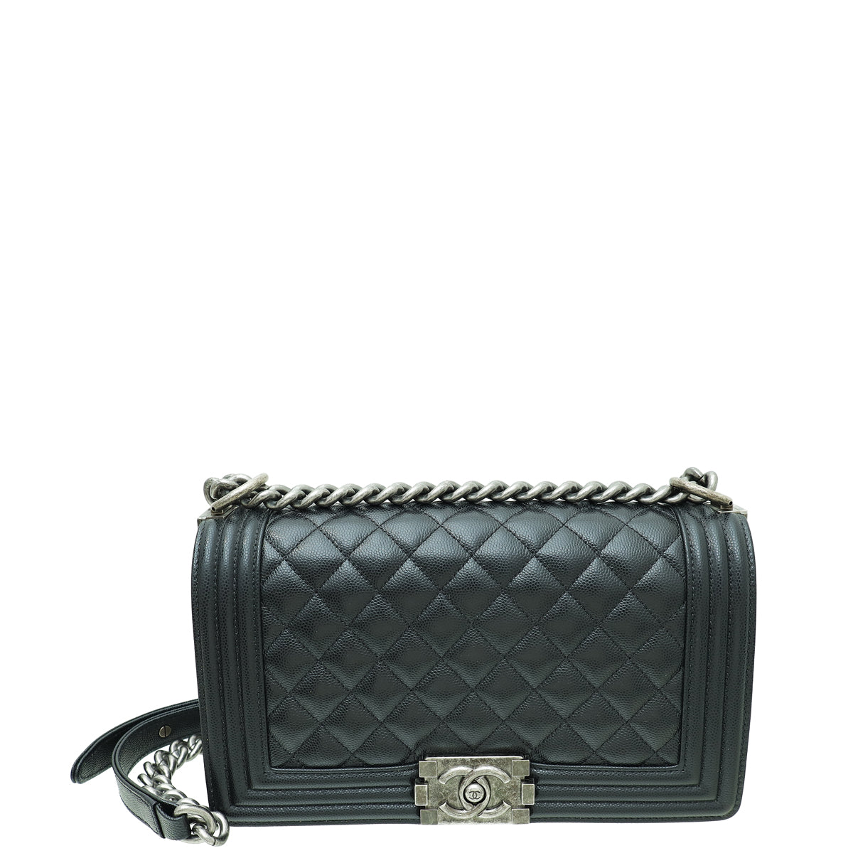 Chanel Black Le Boy Medium Flap Bag-Chanel-THE CLOSET