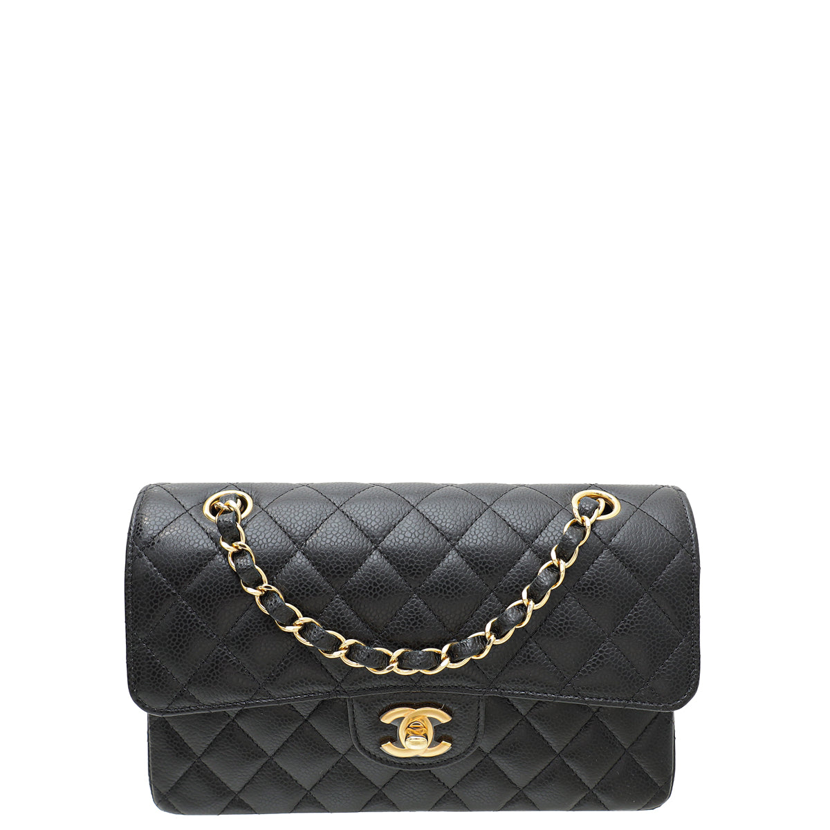 Chanel Black CC Classic Double Flap Small Bag-Chanel-THE CLOSET