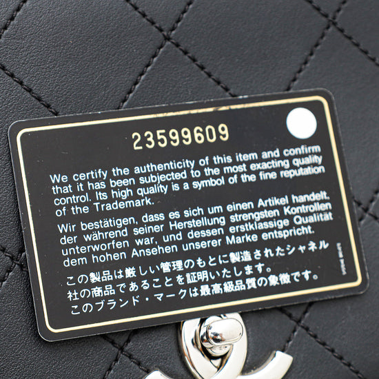 Chanel Black CC Stitched Ring My Bag Flap Small Crossbody Bag