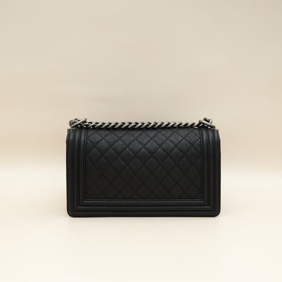 Chanel Black Le Boy Paris Dallas Medium Bag