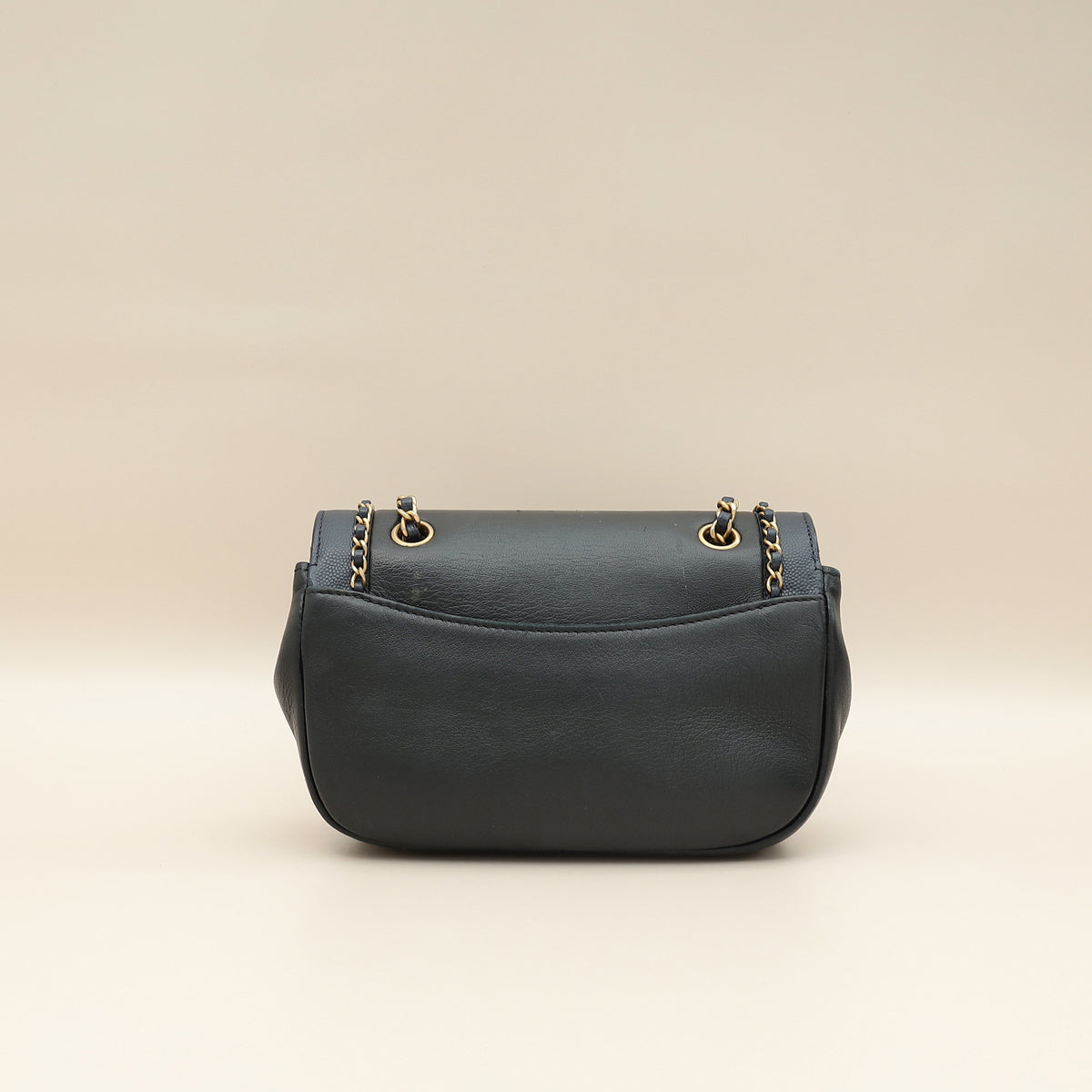 Chanel Bicolor CC Lovely Chains Woven Around Flap Bag