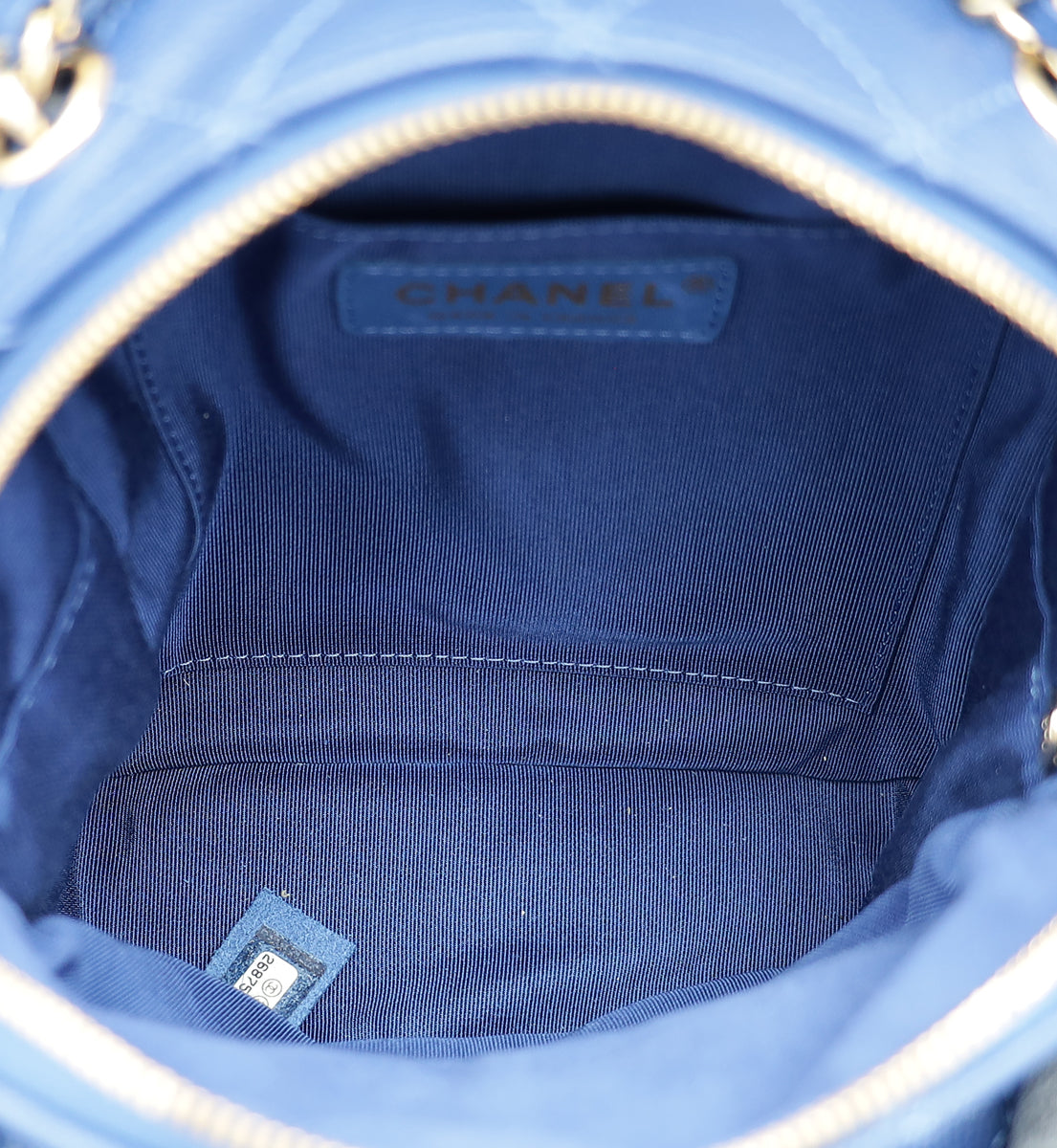 Chanel Blue CC Day Backpack Small Bag-Chanel-THE CLOSET